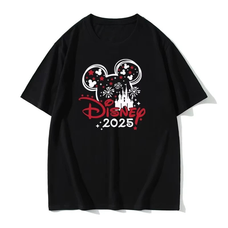Disney Family Cotton T Shirt For Mother Father Son Daughter