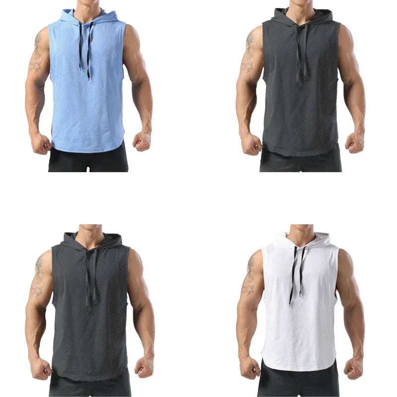 Men Quick Dry Tank Top Sleeveless Gym Vest