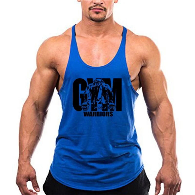 Cotton Breathable Sleeveless Gym Tank Top For Men YBack Vest