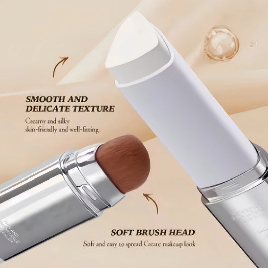 Color Changing Concealer Foundation Stick Dual Ended With Puffs