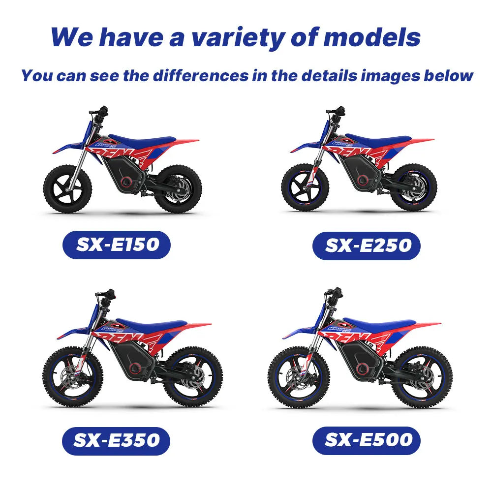 RFN Warrior Kids Electric Dirt Bike Off Road Motorcycle For Ages 4 To 8