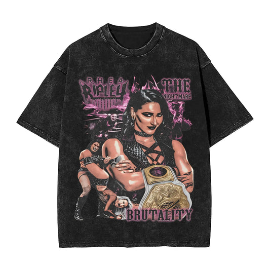 Rhea Ripley Terrifier Graphic Tee For All Season Comfort