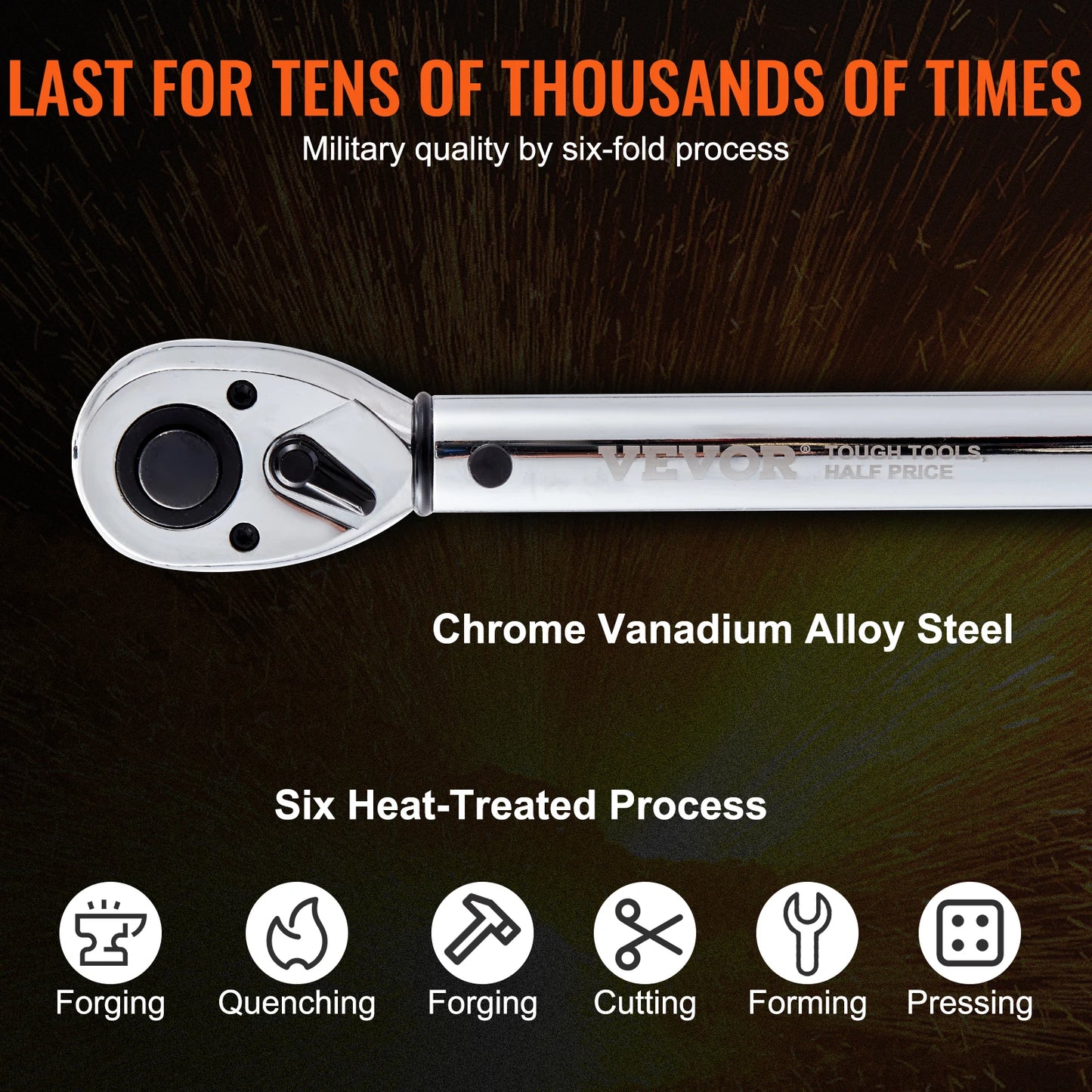 VEVOR Mechanical Torque Wrench Set Precision Pointer Tool
