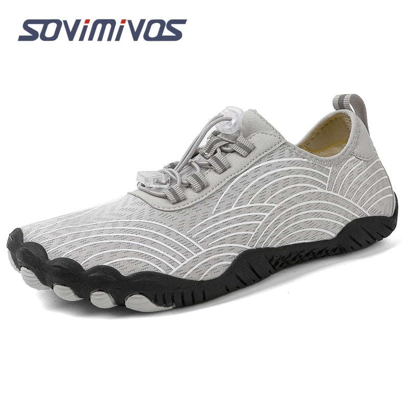 SOVIMIVOS Barefoot Trail Shoes Men Women Hiking Water Shoes