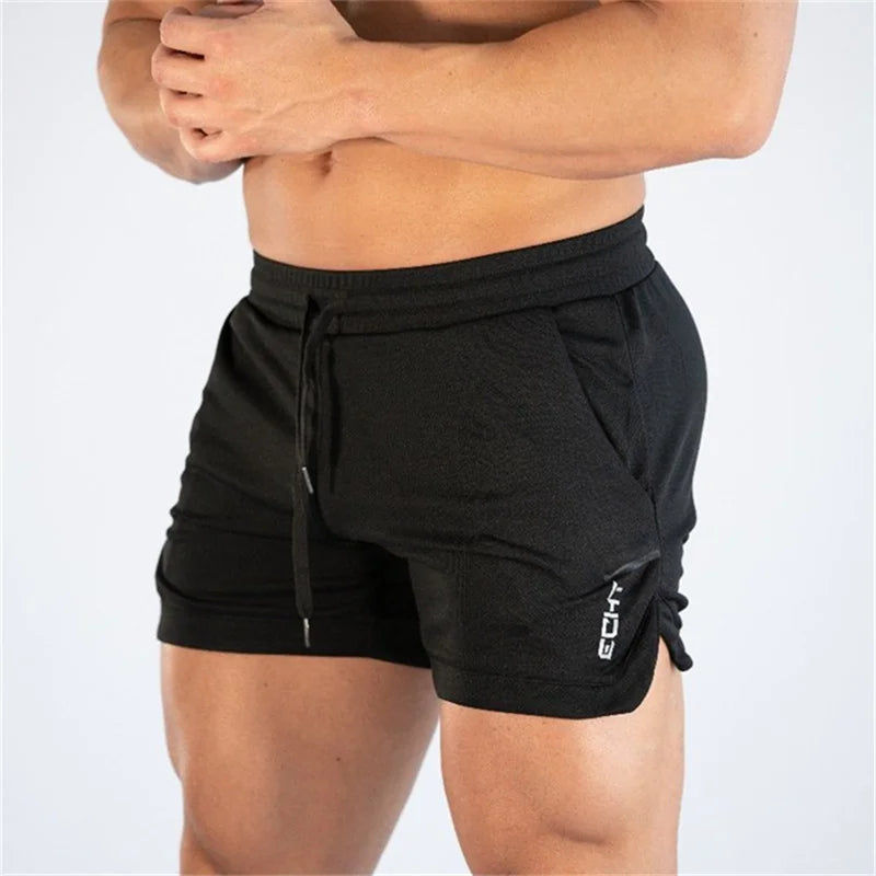 Men Breathable Quick Dry Mesh Sports Shorts Gym Beachwear