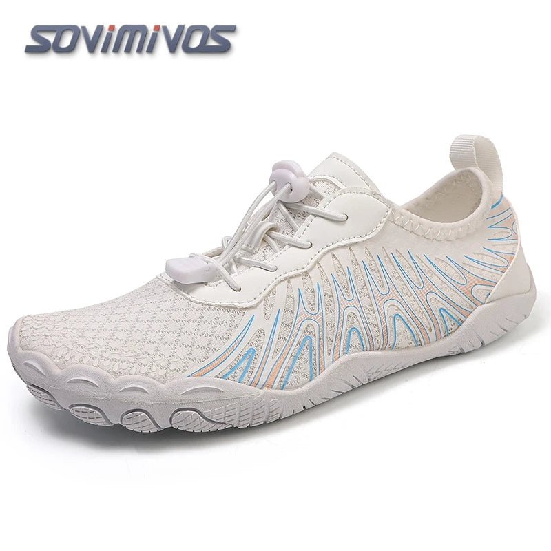 SOVIMIVOS Barefoot Trail Shoes Men Women Hiking Water Shoes