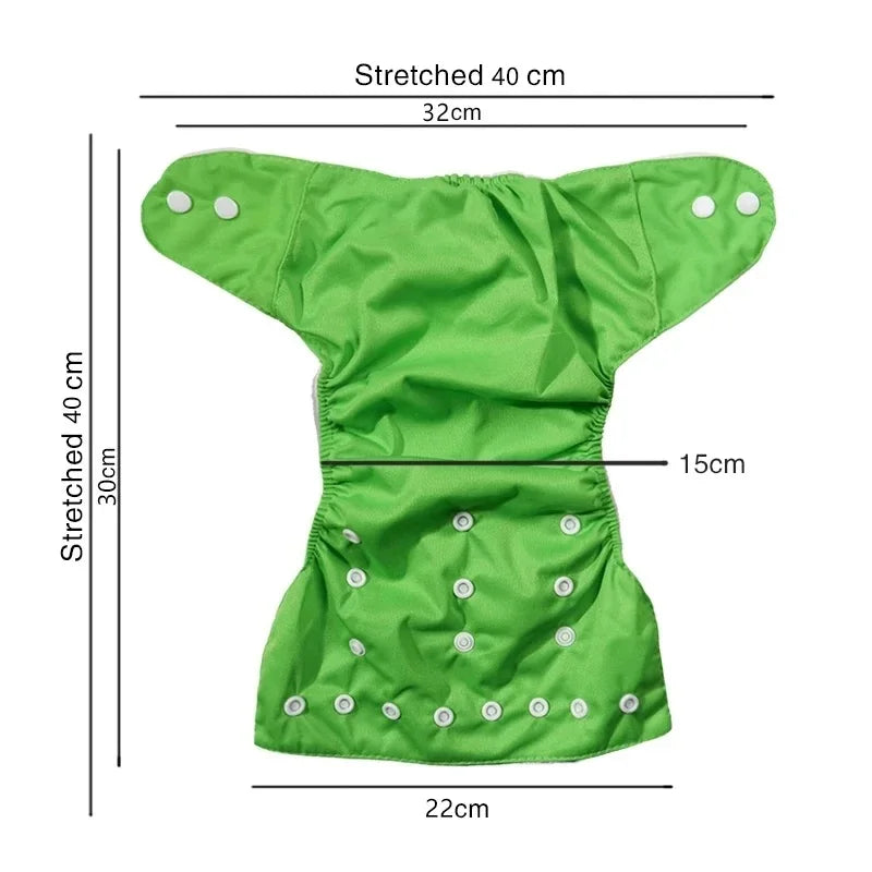 Baby Training Pants Buttons Diaper Underwear Washable Breathable Cotton