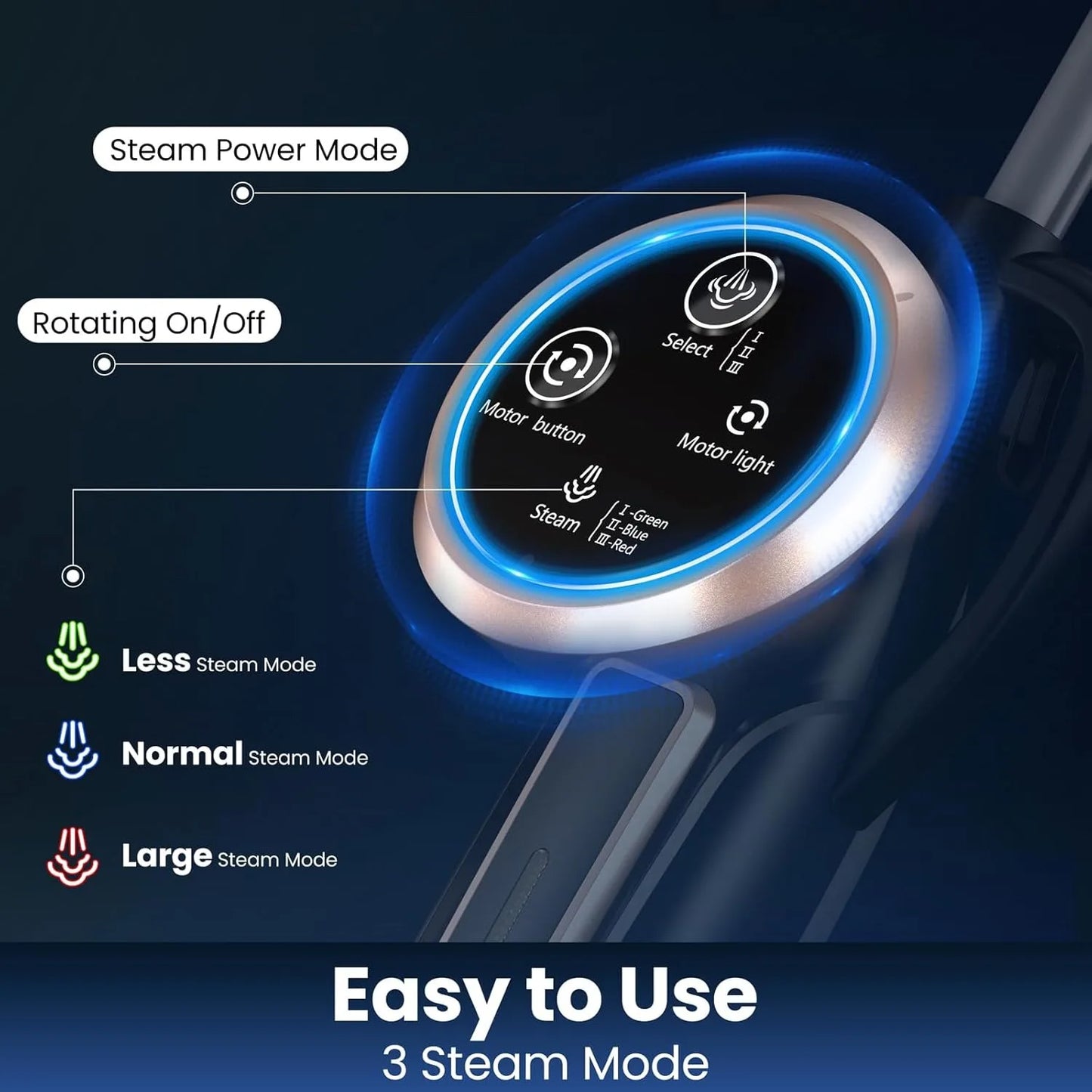 INSE VM6 Steam Mop Cleaner 10in1 Hardwood Floor Steamer