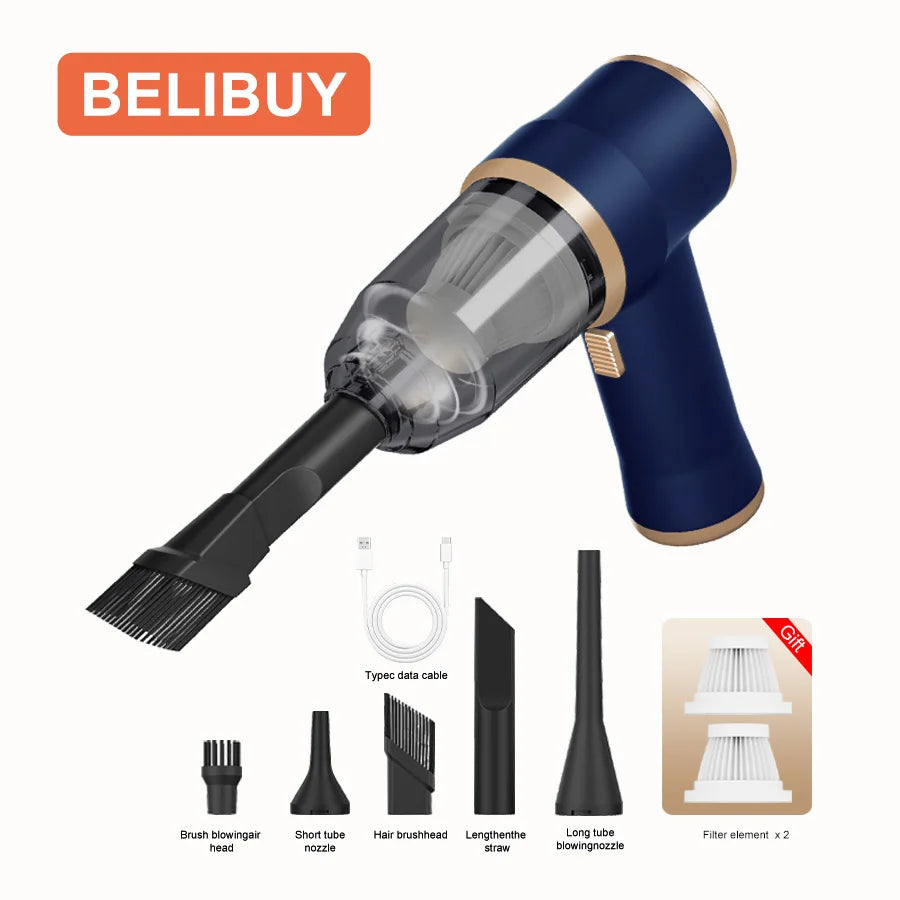 Wireless Car Vacuum Cleaner Portable High Power Cleaning Machine