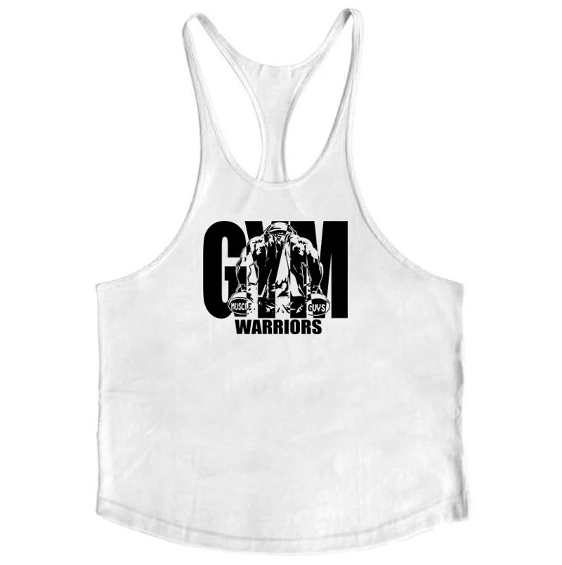 Cotton Breathable Sleeveless Gym Tank Top For Men YBack Vest