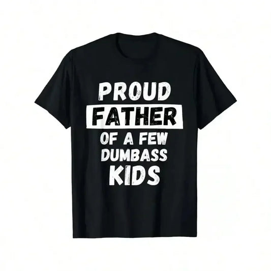 MNHK Dad of Dumbasses Tee Premium Cotton Crew Neck for Fathers Day