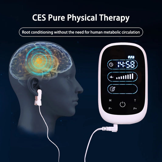 ATANG CES Insomnia Sleep Therapy Device Cranial Electrotherapy Stimulation
